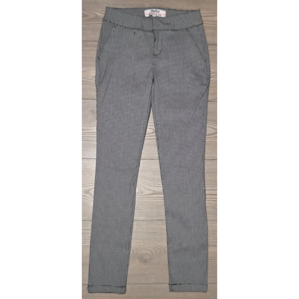 BeBop Pants Y2K Womens Size 0 Black & White Checkered Stretch